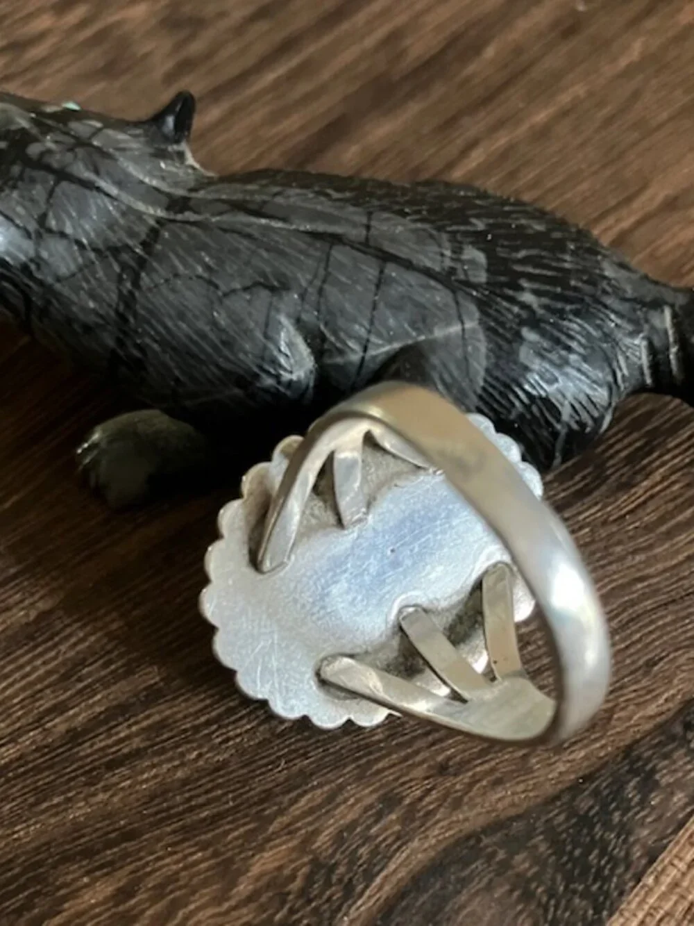 Vintage Navajo Turquoise Sterling Ring